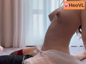 Trả bài bạn gái trung vú trắng tròn